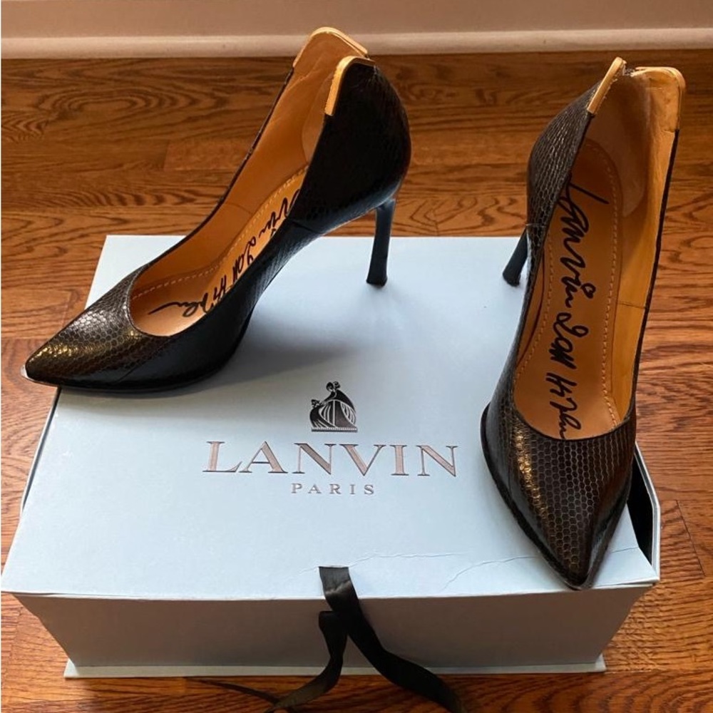 Lanvin Heels Snakeskin